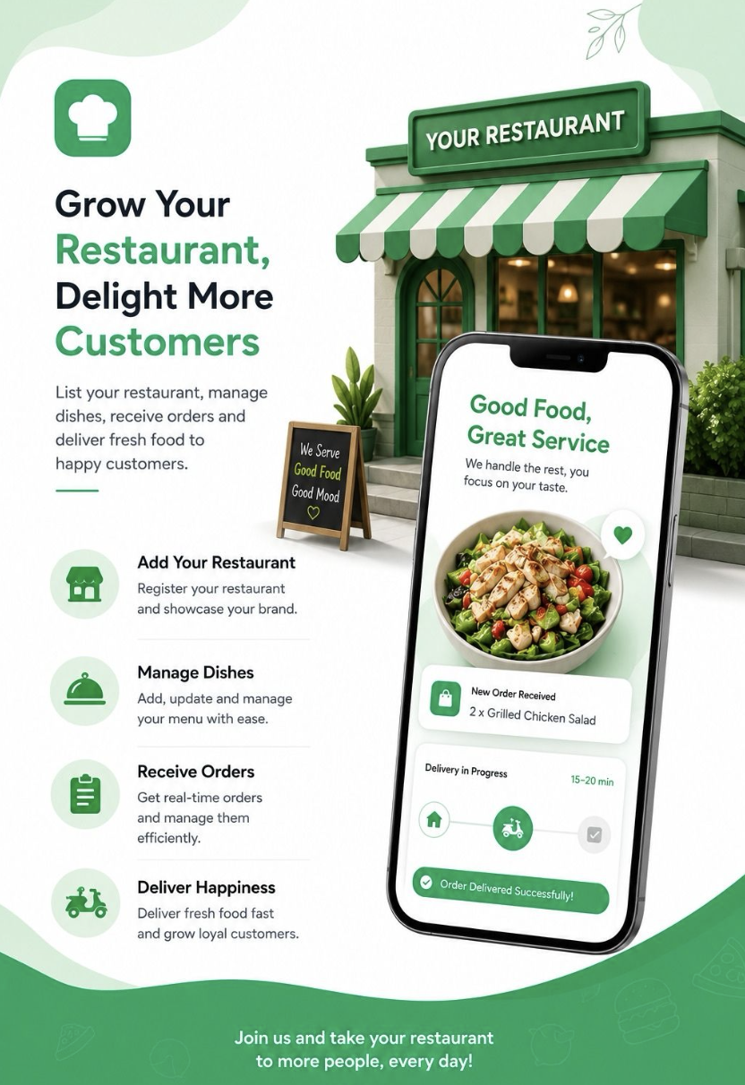 Food Marketplace Platform project interface
